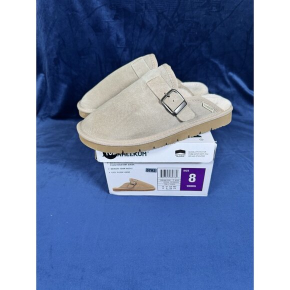 Staheekum Women's Chelan Memory Foam Slip On Clogs Beige Size 8 0782 - Picture 2 of 5
